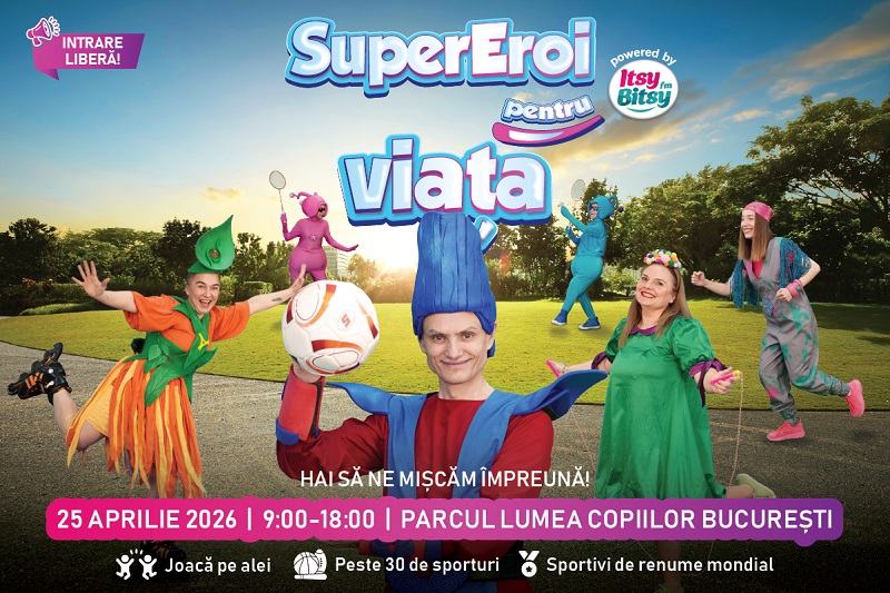 Copiii redescopera miscarea in aer liber la SuperEroi pentru Viata 2026